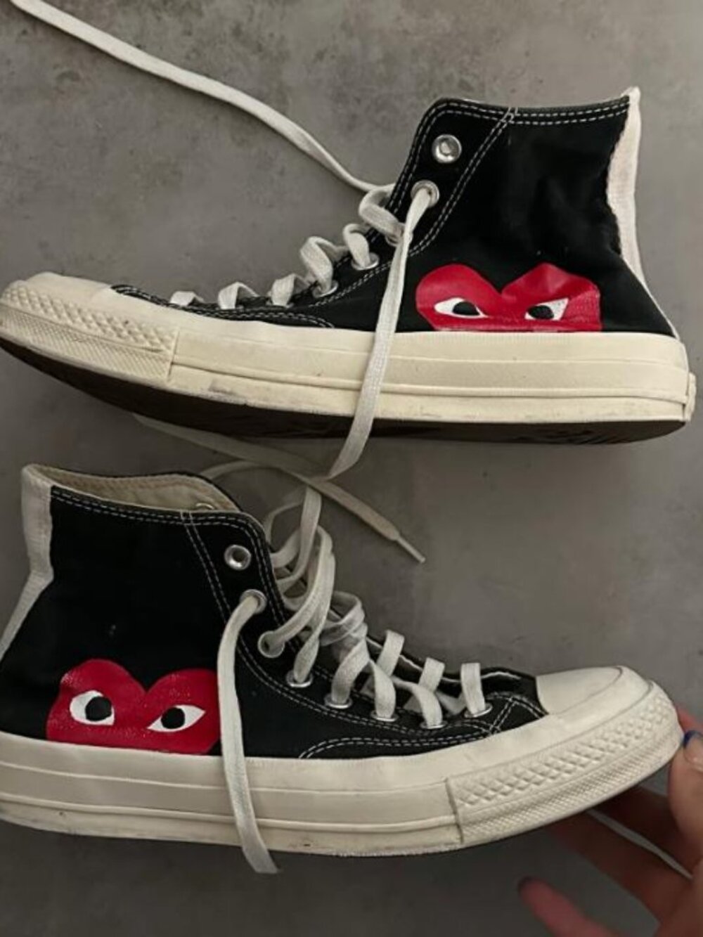 Comme des Garcons PLAY Converse High Tops